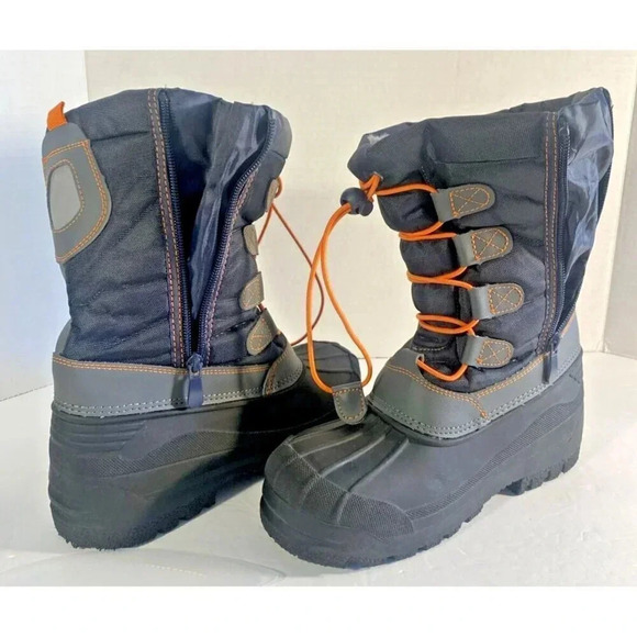 Dream Pairs Insulated Snow Boots Youth sz 3 Waterprrof Mid Calf Unisex - Picture 6 of 16